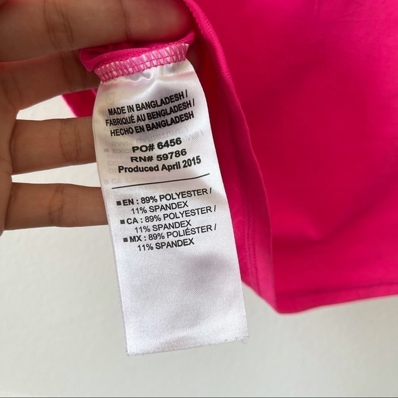 UMBRO Hot Pink Activewear Work Out Tee Shirt M - Picture 9 of 9